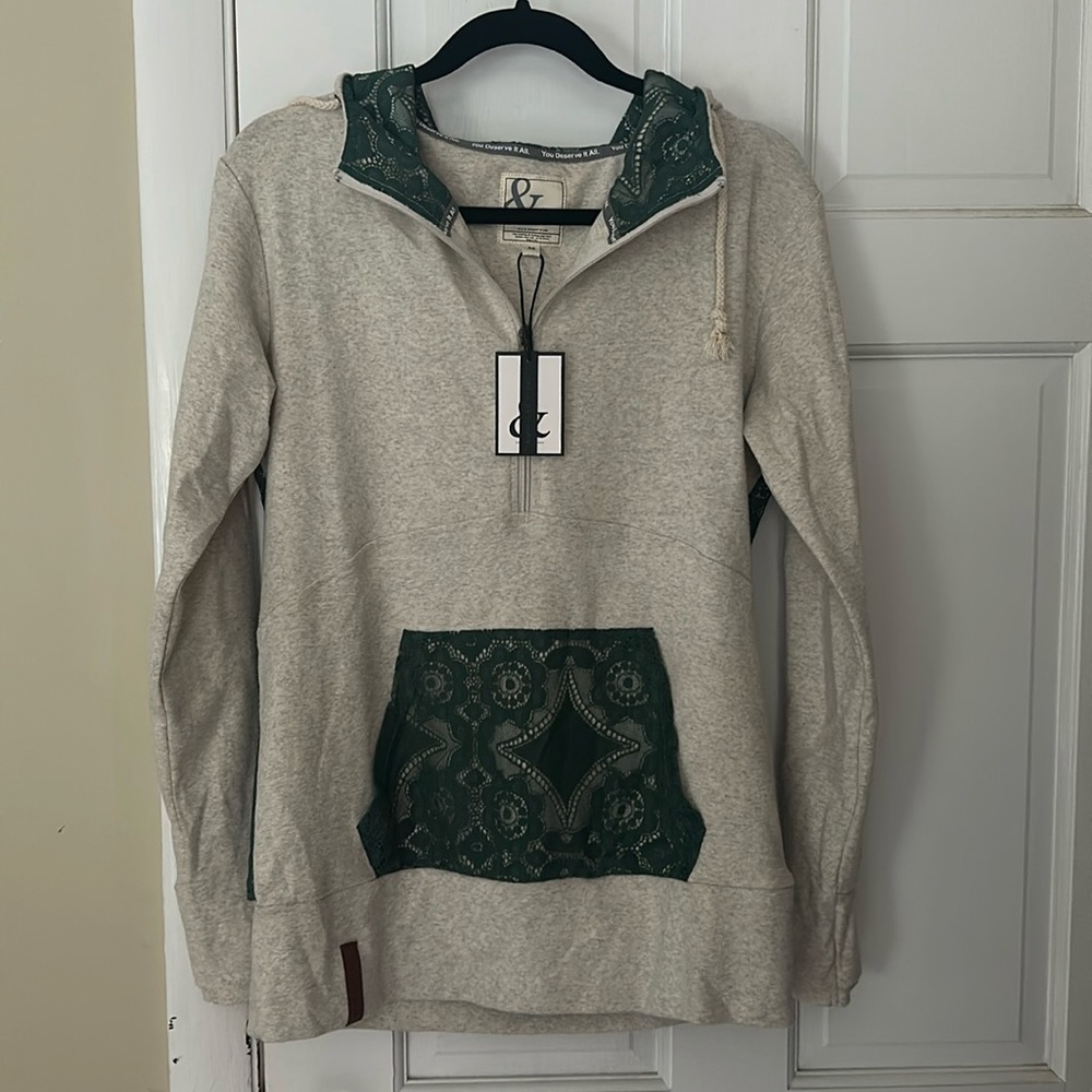 Ampersand Avenue 1/2 Zip Hoodie